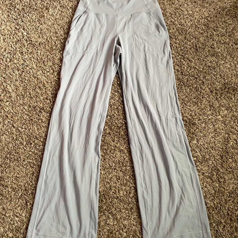 Lululemon align Light Gray Wide-Leg Pants